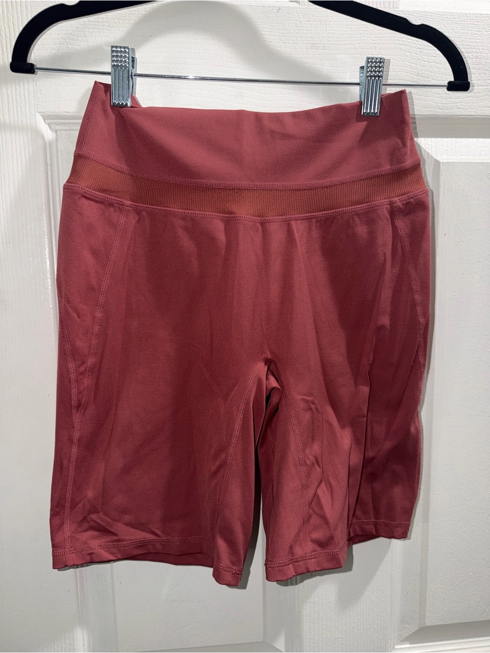 Alphalete High-Rise Athletic Bike Shorts - Rosewood